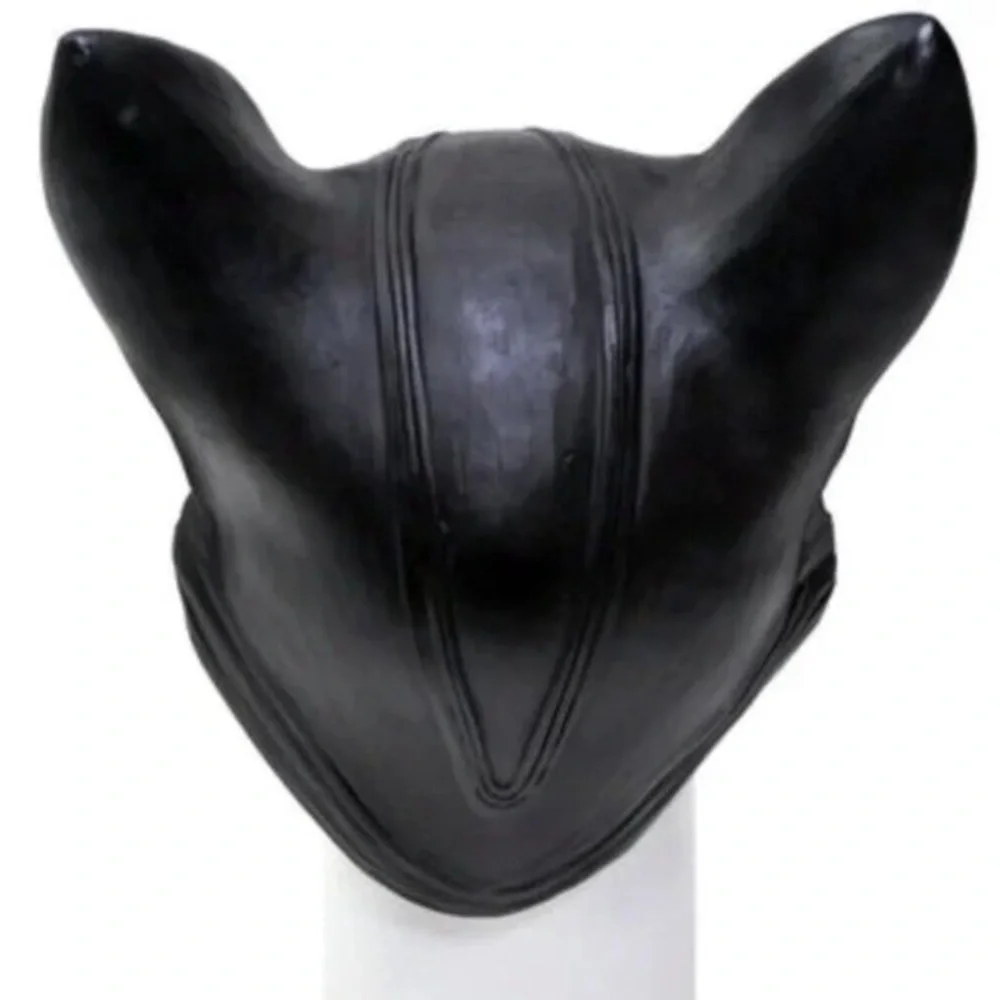 Cat Woman Face Latex Mask Cosplay Batman Catwoman Costume Props Halloween